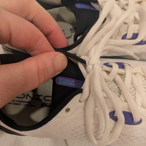 UNDER ARMOUR Hovr Sonic Women's White and Purple Athletic Shoes Size 6.5 - Picture 11 of 11